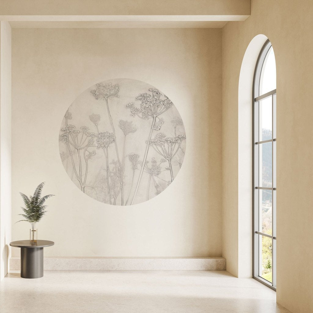 Erbario Light – Tapeta Koło Standard