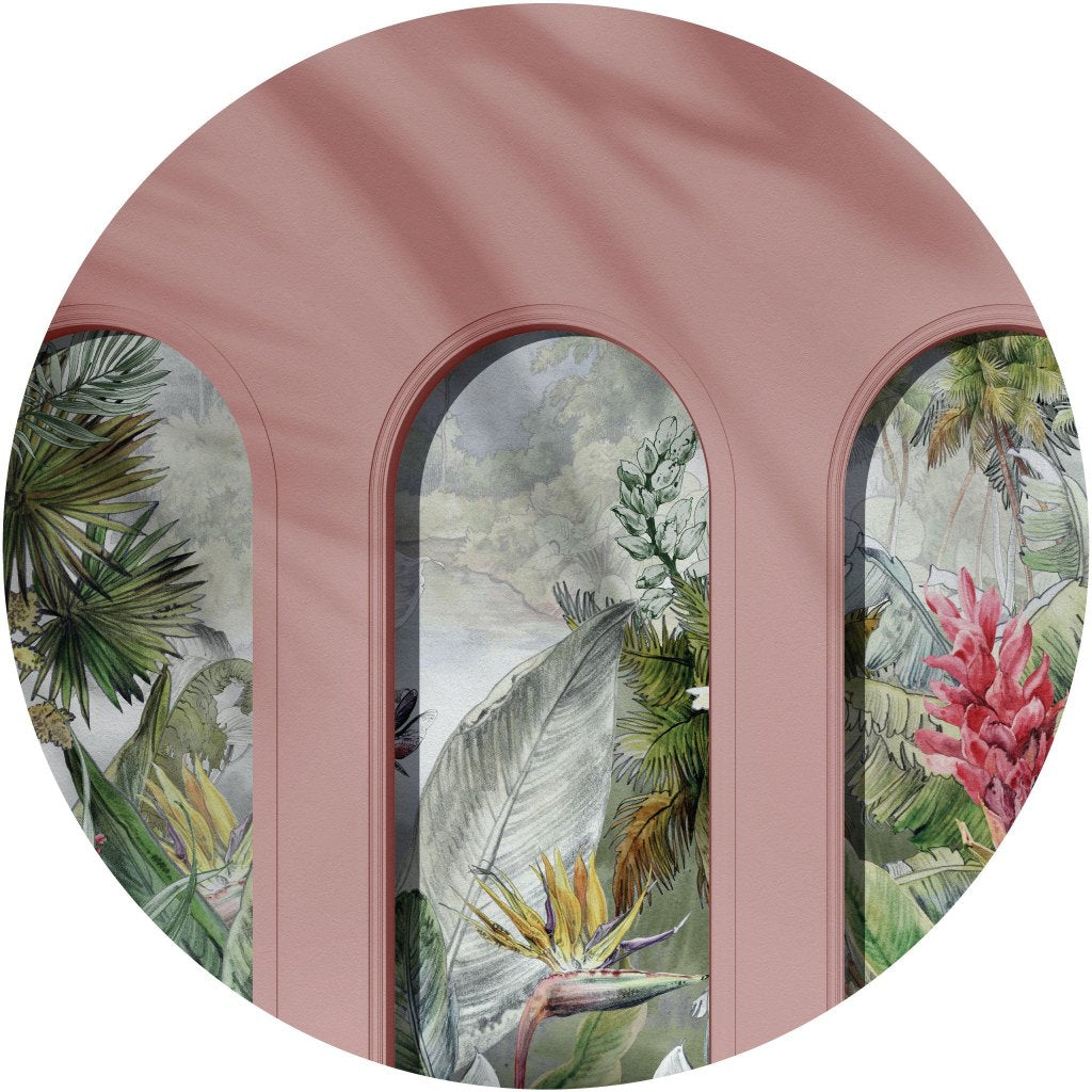 Libra Pink Wonderland – Tapeta Koło Standard