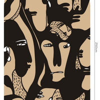 Faces – Tapeta Łuk Standard