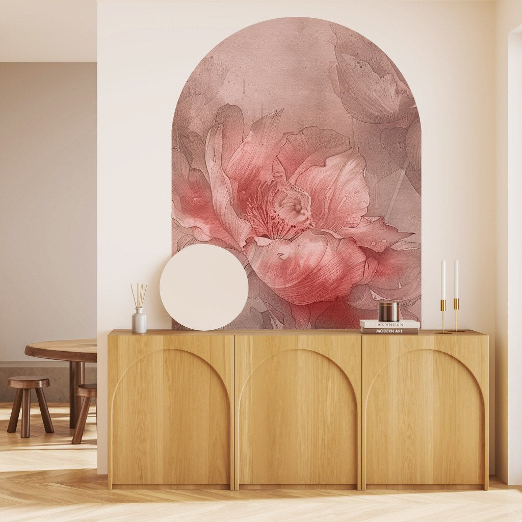 Papaveri Mocha – Tapeta Łuk Standard