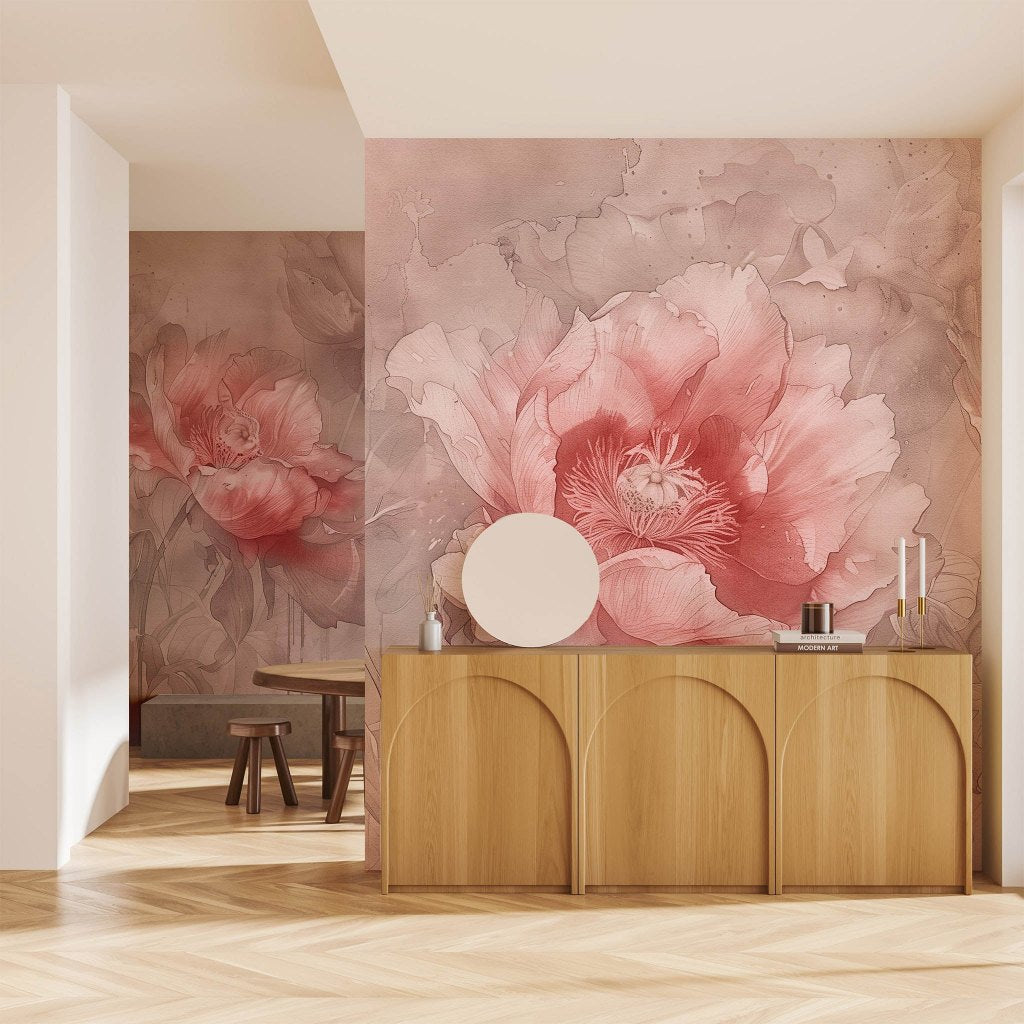 Papaveri Mocha – Tapeta na wymiar