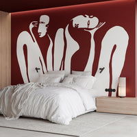 Couple Burgundy – Custom Wallpaper
