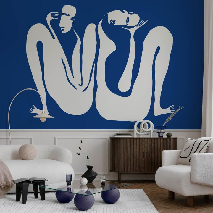 Couple Cobalt – Tapeta na wymiar