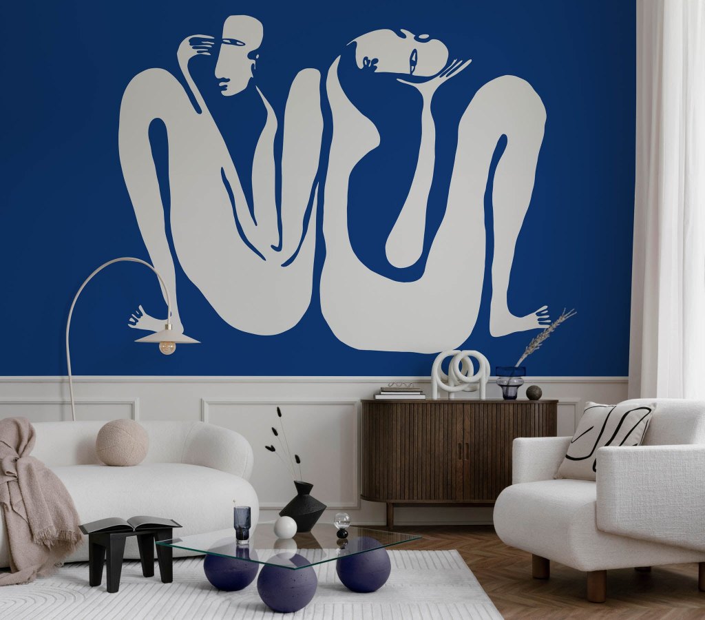 Couple Cobalt – Custom Wallpaper