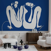 Couple Cobalt – Tapeta na míru