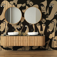 Faces – Tapeta na wymiar