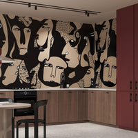 Faces – Tapeta na wymiar