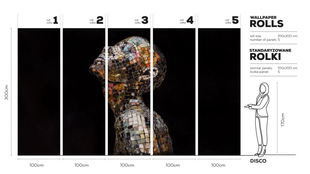 Disco – Tapeta w rolkach