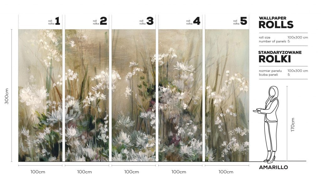 Amarillo – Tapeta w rolkach