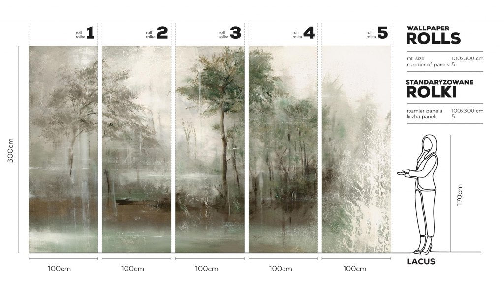 Lacus – Tapeta w rolkach
