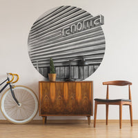 Mall B&W – Tapeta Koło Standard