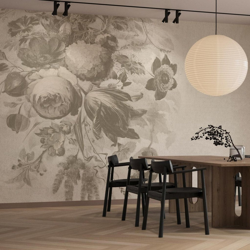 Boudoir Greige – tapeta na míru