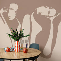 Couple Beige – tapeta na míru