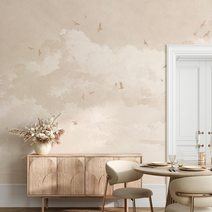 Golden Birds – Made-to-measure wallpaper