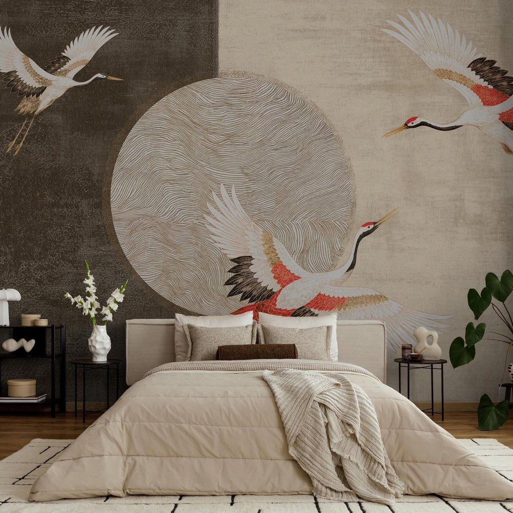 Modern Tsuru – Custom Wallpaper