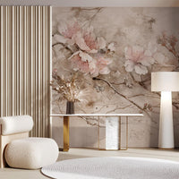Sakura Beige – Tapeta na wymiar