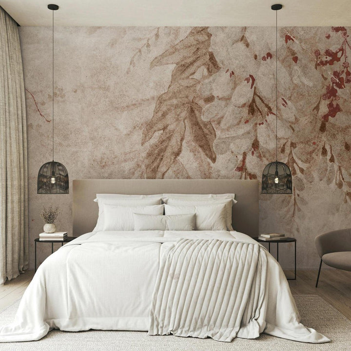 Wisteria Beige – Custom Wallpaper