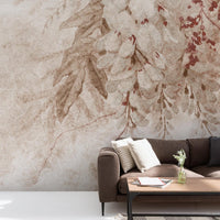 Wisteria Beige – Custom Wallpaper