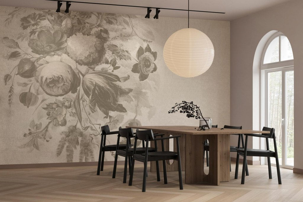 Boudoir Greige – Tapeta w rolkach