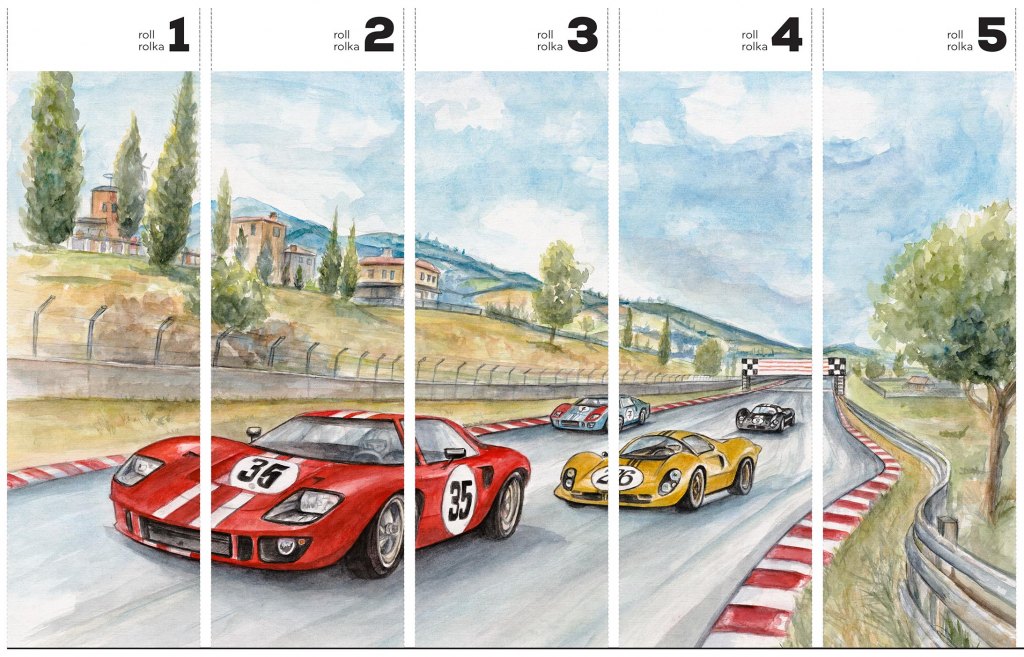 Le Mans – Tapeta w rolkach