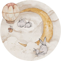 Moonie Beige – Tapeta Koło Standard