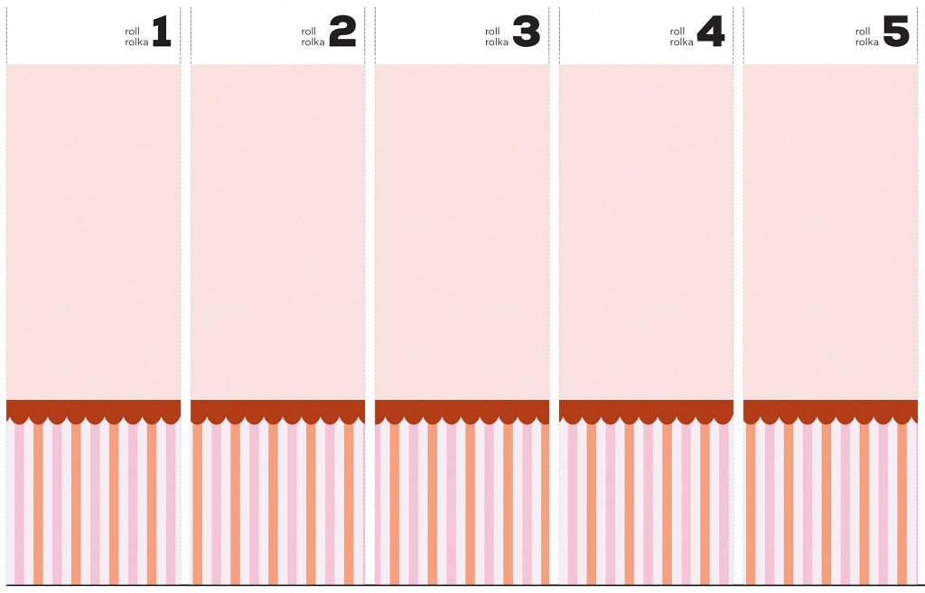 Stripe Candy – Tapeta w rolkach