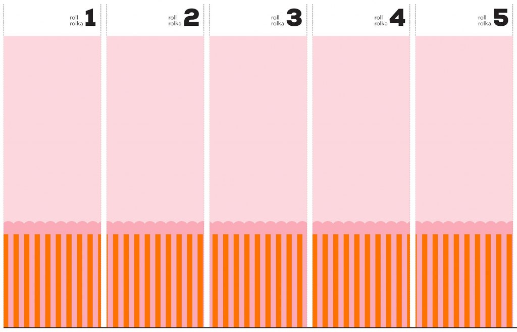 Stripe Juicy – Tapeta w rolkach