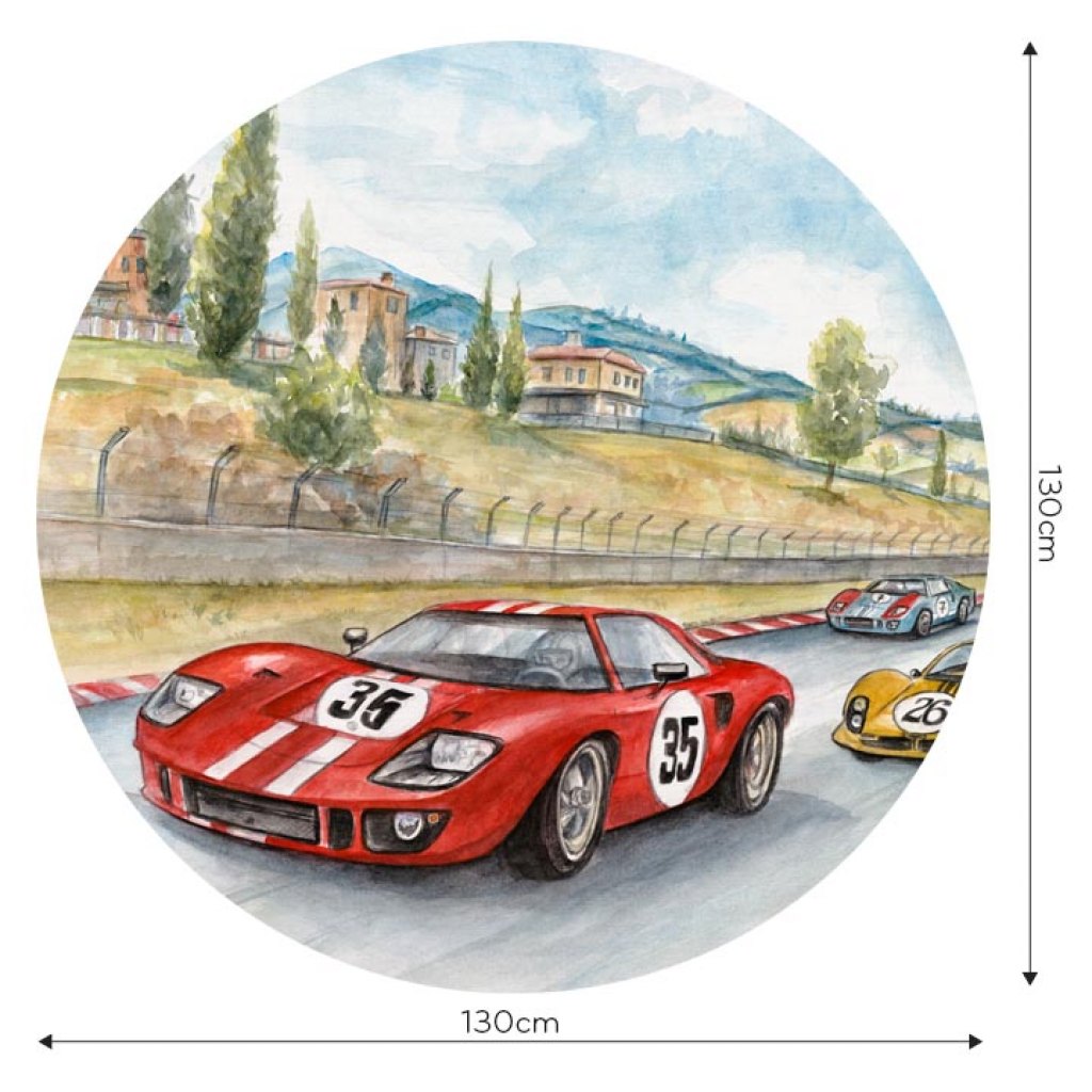 Le Mans – Tapeta Koło Standard