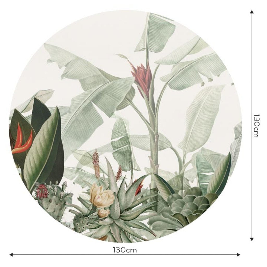 Rainforest Safari – Tapeta Koło Standard