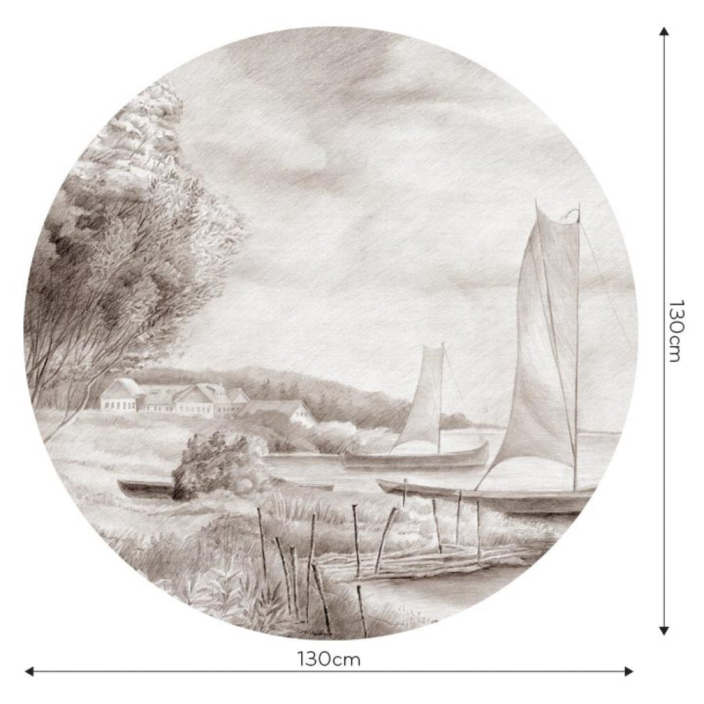 Regatta – Tapeta Koło Standard