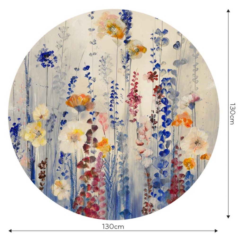 Semiramide Cobalt – Tapeta Koło Standard