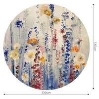 Semiramide Cobalt – Tapeta Koło Standard