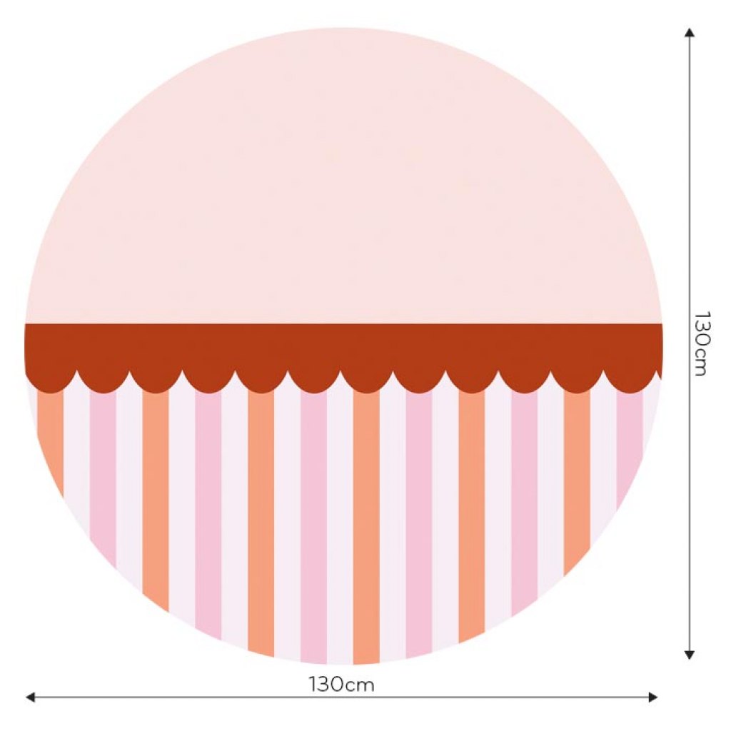 Stripe Candy – Tapeta Koło Standard