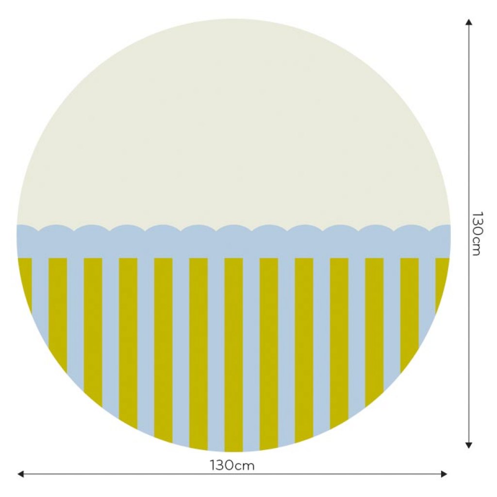 Stripe Sugar – Tapeta Koło Standard