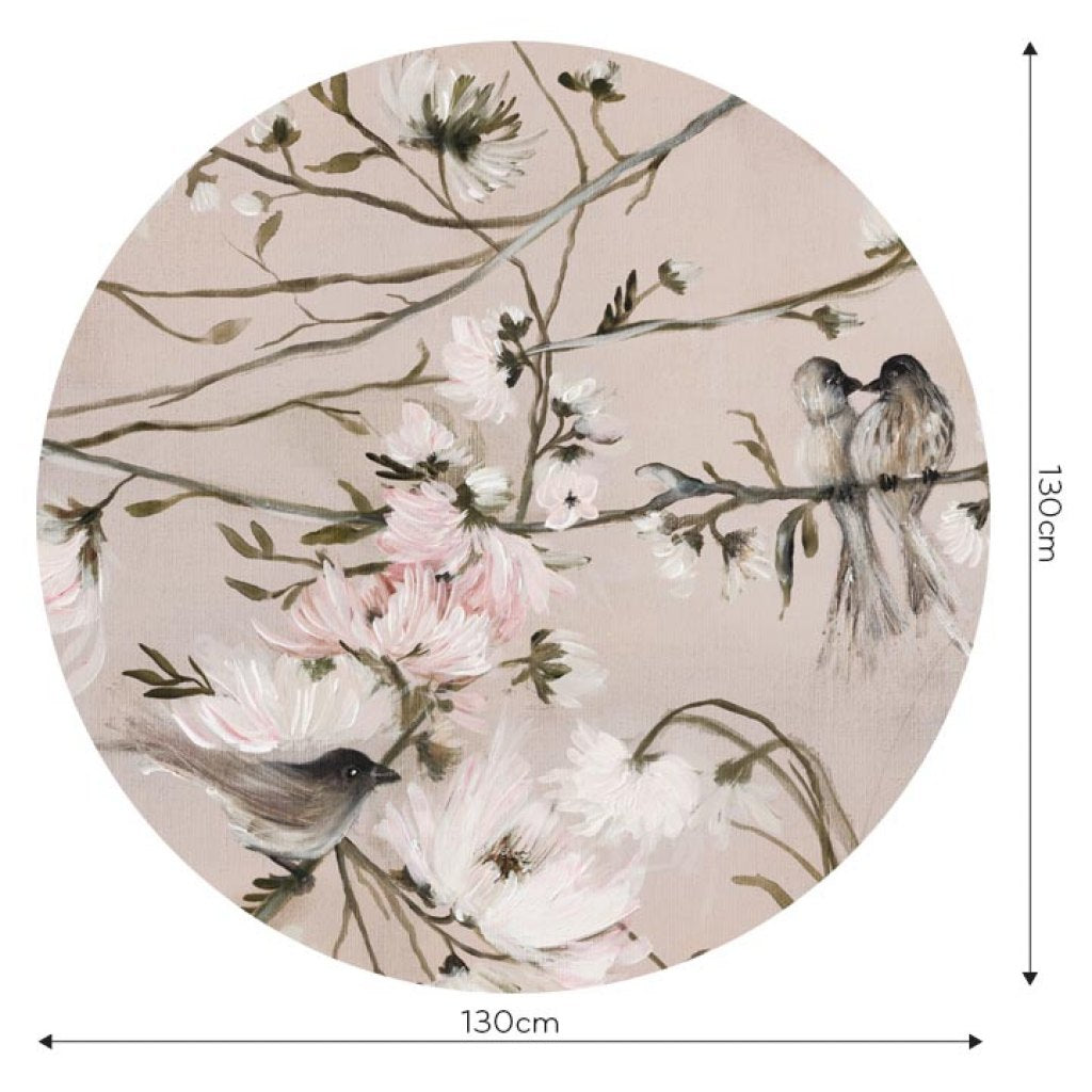 Trel Beige – Tapeta Koło Standard