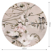 Trel Beige – Tapeta Koło Standard