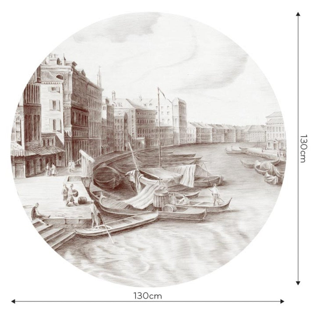 Venezia – Tapeta Koło Standard