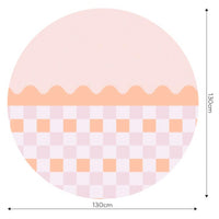 Wave Peach – Tapeta Koło Standard