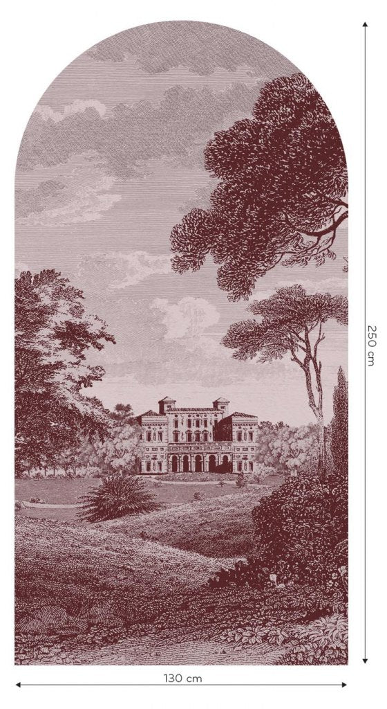 Cartagine Burgundy – Tapeta Łuk Standard