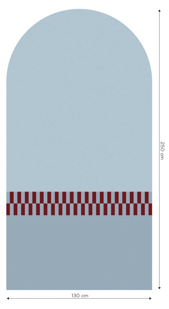 Pixel Blue – Tapeta Łuk Standard