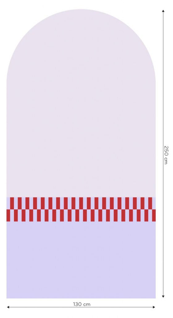 Pixel Lilac – Tapeta Łuk Standard