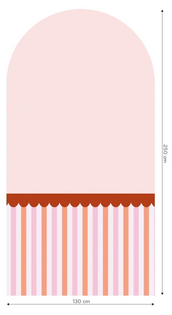 Stripe Candy – Tapeta Łuk Standard