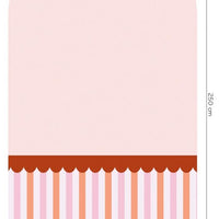 Stripe Candy – Tapeta Łuk Standard