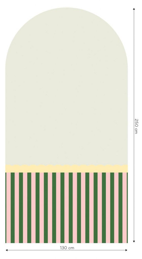 Stripe Gum – Tapeta Łuk Standard
