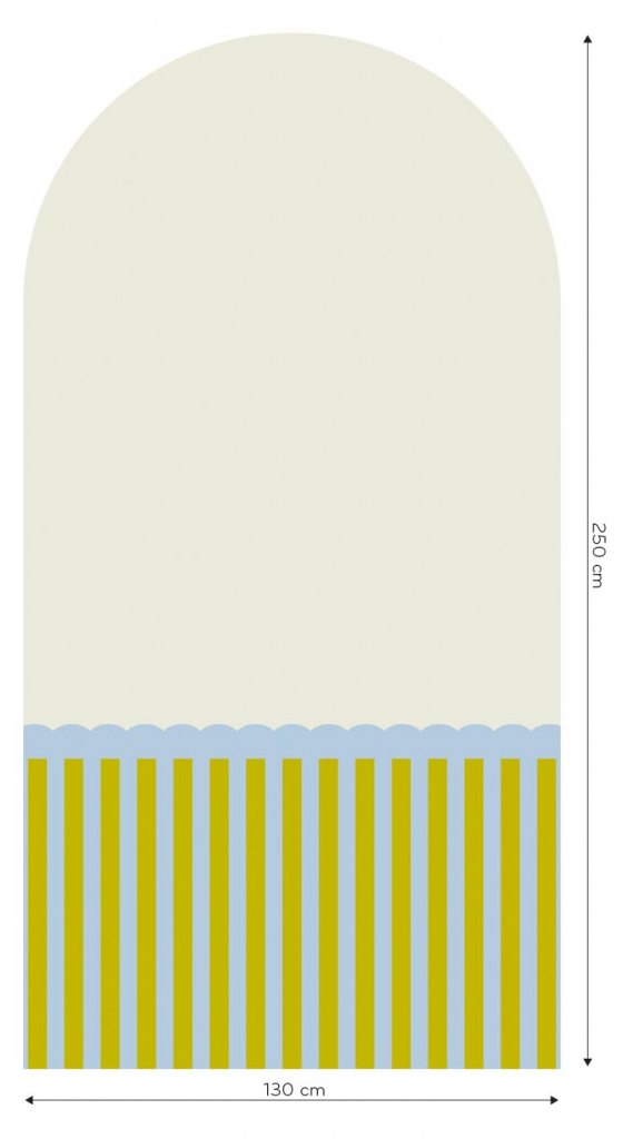 Stripe Sugar – Tapeta Łuk Standard