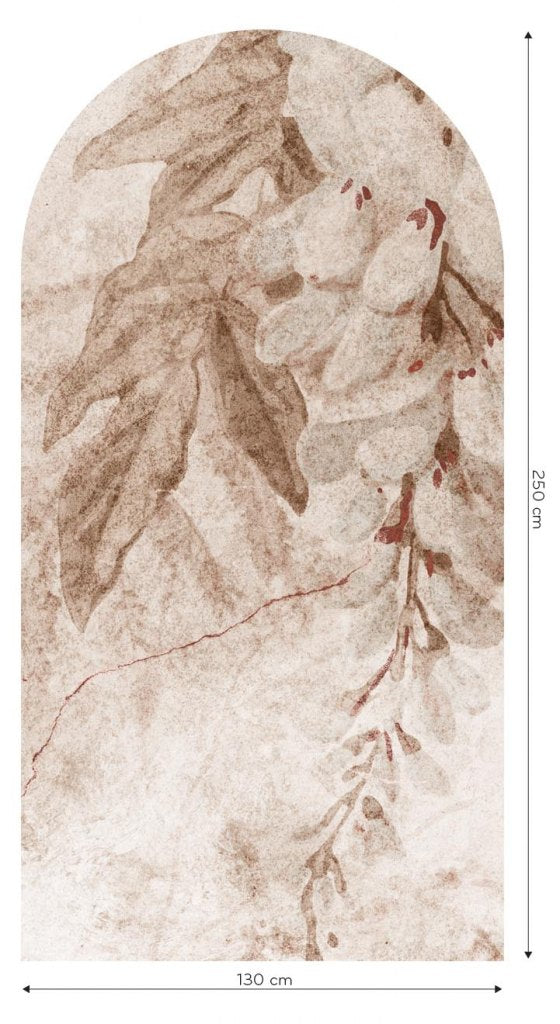 Wisteria Beige – Tapeta Łuk Standard