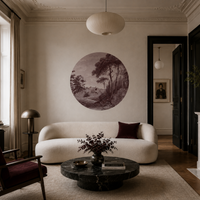 Cartagine Burgundy – Tapeta Koło Standard