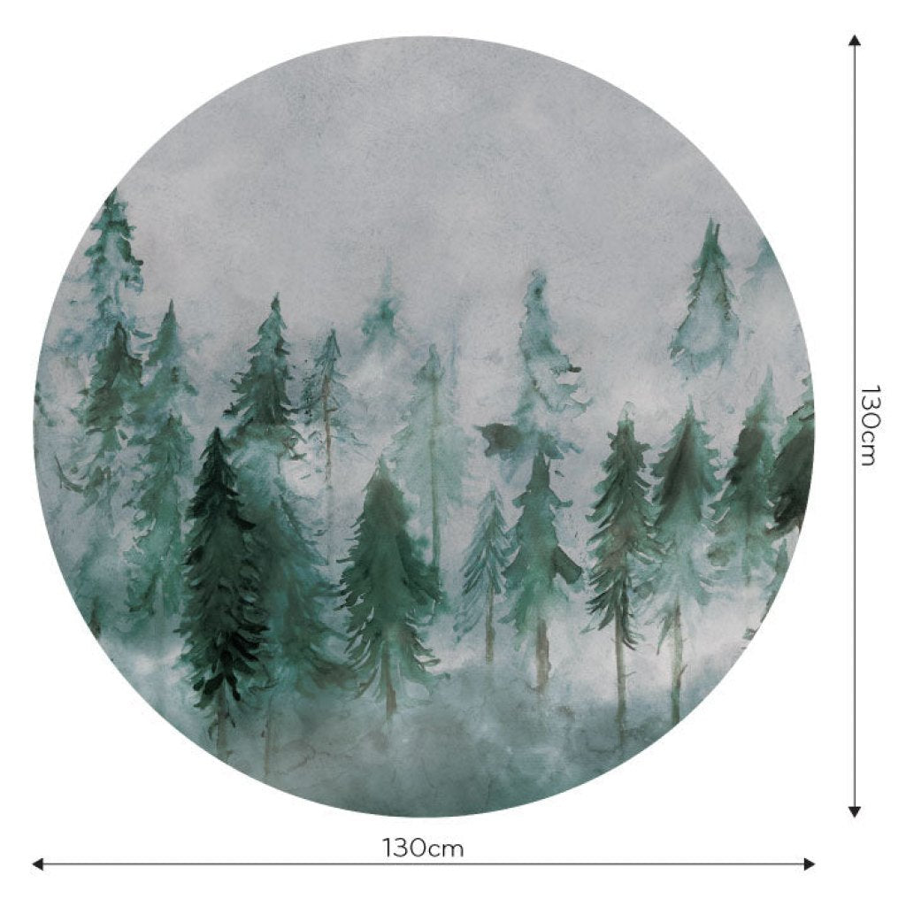 Nebbia – Tapeta Koło Standard