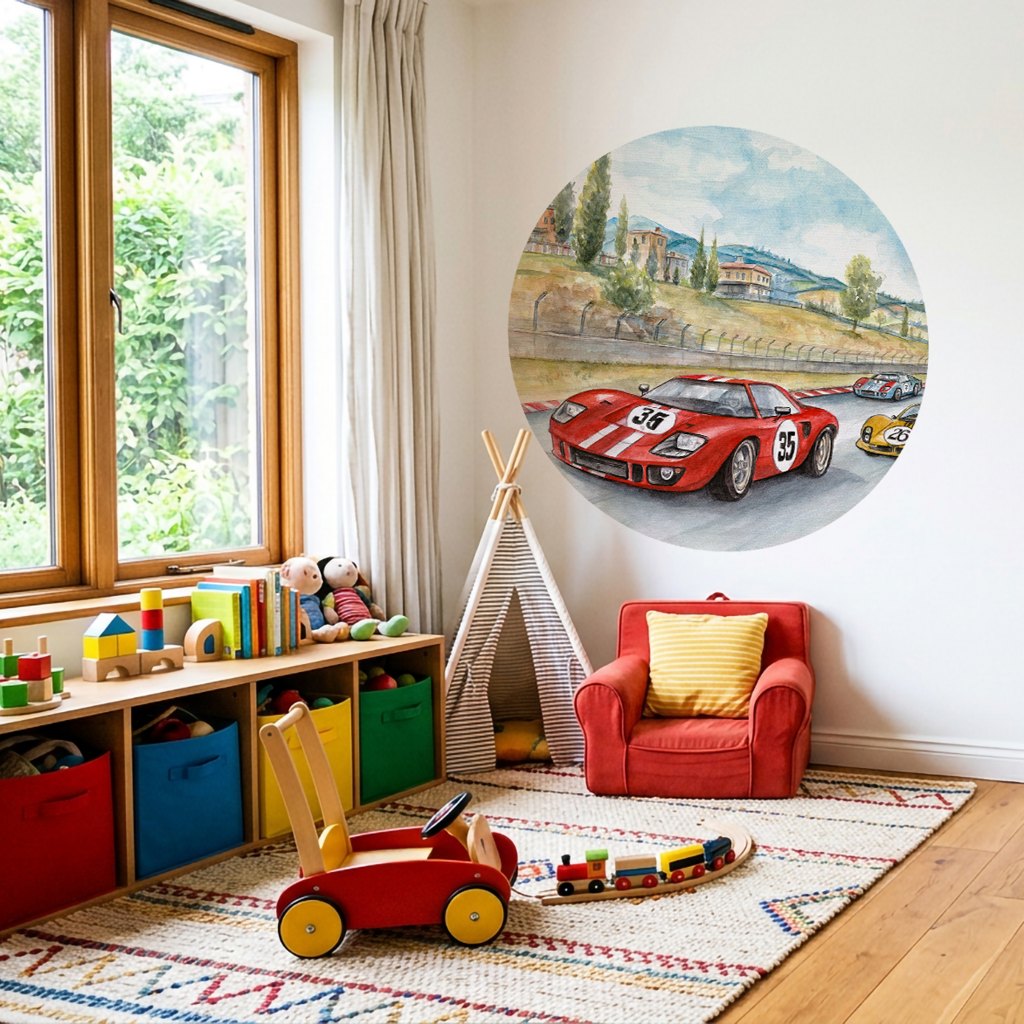 Le Mans – Tapeta Koło Standard