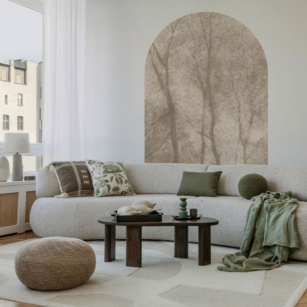 Foggy Beige – Tapeta Łuk Standard
